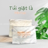 Túi giặt ủi vải mộc thêu logo - Kích thước đa dạng