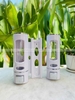 Bình đựng dầu gội sữa tắm NHỰA GẮN TƯỜNG kép - Kèm vít