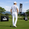 Quần Golf Puma Chính Hãng - PF Stretch Side Piping Ankle Pants - Màu Trắng | JapanSport 627657-03