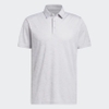 Áo Polo Adidas Chính Hãng - JACQUARD FABRIC GOLF POLO - Trắng | JapanSport HS1113