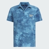 Áo Polo Golf Adidas Nam Chính Hãng - Áo Polo Ngắn Tay Phủ Họa Tiết Playgreen - Màu Xanh | JapanSport IN9046
