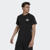 Áo Phông Adidas Nam Chính Hãng - AEROREADY DESIGNED TO MOVE SPORT MOTION LOGO TEE - Đen | JapanSport GR9677