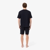 Quần Short Lacoste Chính hãng - Textured Knit Lounge - Màu Navy | JapanSport GH0985-51-FW7