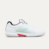 Giày Tennis Wilson Nam Chính hãng - Rush Lite 5 Men's Tennis Shoe  - Màu Trắng/Xanh/Cam  | JapanSport WRS00850-Fiery Coral