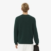 Áo Lacoste Chính hãng - Carded Wool Crew Neck Sweater - Màu Xanh | JapanSport  AH2916-51-YZP