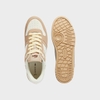 Giày Lacoste Nam Chính hãng - T-CLIP TONAL MEN'S LEATHER SNEAKERS - Màu Be | JapanSport 7-49SMA0072-BW7