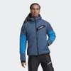 Áo Khoác Adidas Nam Chính Hãng - TERREX TECHROCK STRETCH PRIMALOFT HOODED JACKET - Xanh | JapanSport HE2290