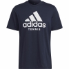 Áo Phông Adidas Chính Hãng - ADIDAS TENNIS LOGO TEE - Đen | JapanSport HM8168