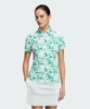 Áo Polo Adidas Nữ Chính Hãng - Play Green Graphic Polo Shirt - Màu Trắng/Xanh | JapanSport HS9025