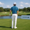Áo Polo Lacoste Nam Chính hãng - Polo Golf Nam Dáng Suông Chống Tia UV - Màu Xanh | JapanSport DH5175-51-FIH