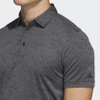 Áo Polo Adidas Chính Hãng - Textured Jacquard Golf Polo Shirt - Xám/Đen | JapanSport IB7489