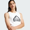 Áo ba lỗ Adidas Nam Chính Hãng - Modern Essentials Graphic Tank Top - Màu Trắng | JapanSport IW2633