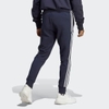 Quần Adidas Nam Chính Hãng - Essentials 3-Stripe Fish Skin Tapered Pants - Màu Xanh | JapanSport IC9406