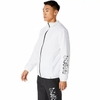 Áo Khoác Asics Chính Hãng - Asics Hex Graphic Padded Windbreaker Hoodie - Màu Trắng | JapanSport 2031E238-100