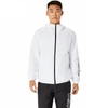 Áo Khoác Asics Chính Hãng - Asics Hex Graphic Padded Windbreaker Hoodie - Màu Trắng | JapanSport 2031E238-100