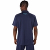 Áo Polo Asics Chính Hãng - HEX GRAPHIC DRY POLO SHIRTS - Màu Xanh | JapanSport 2031E496-402