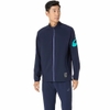 Áo Khoác Asics Chính Hãng - Cool Summer Knitted Jacket - Màu Xanh  | JapanSport 2031E989-400