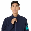 Áo Khoác Asics Chính Hãng - Cool Summer Knitted Jacket - Màu Xanh  | JapanSport 2031E989-400