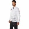 Áo Khoác Asics Chính Hãng - Dry Half-Zip - Màu Trắng | JapanSport 2101A176-100