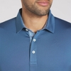 Áo Polo Puma Chính Hãng - Fair Isle Trim Polo Blue Horizon - Màu Xanh | JapanSport 627640-02