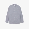 Áo Sơ Mi Lacoste Chính Hãng - Gingham Poplin - Màu Ghi | JapanSport CH5621-51-522