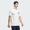 Áo Phông Adidas Nam Chính Hãng - Adicross Paris Graphic Tee - Màu Trắng | JapanSport IS3270