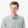 Áo Sơ Mi Lacoste Chính Hãng - Regular Fit Oxford Shirt- Màu Green| JapanSport CH1911-51-737
