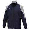 Áo Khoác Mizuno Chính Hãng - Breath Thermo Warmer Jacket - Màu Xanh | JapanSport 32MEA655-11