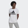 Áo Phông Adidas Nữ Chính Hãng -  BOYFRIEND LOGO ESSENTIALS - Trắng | JapanSport GL0779