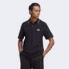 Áo Polo Adidas Nam Chính Hãng - EM PIQUE ESSENTIALS - Đen | JapanSport IC9314