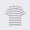 Áo Polo Uniqlo Nam Chính Hãng - Striped Short Sleeve - Trắng | JapanSport 455390-01