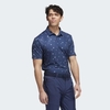 Áo Polo Adidas Nam Chính Hãng - ULTIMATE365 ALLOVER PRINT POLO SHIRT - Xanh | JapanSport HK6859