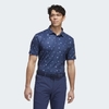 Áo Polo Adidas Nam Chính Hãng - ULTIMATE365 ALLOVER PRINT POLO SHIRT - Xanh | JapanSport HK6859