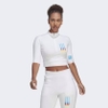 Áo Phông Adidas Nữ Chính Hãng - SLIM FIT MISSION VICTORY - Trắng | JapanSport HN1611
