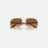 Kính RayBan Chính hãng - RB3699 - Sunglasses in Gold and Brown - 56mm | JapanSport