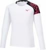 Áo Mizuno Chính Hãng - FUNTAST Training Shirt - Màu Trắng | JapanSport V2MAA521-01