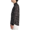 Áo Sơ mi Mizuno Chính Hãng - Golf wear mesh jacquard print long-sleeved ribbed - Màu Đen | JapanSport E2MA2003-08