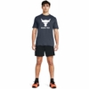 Quần Short Under Armour Chính Hãng - Project Rock Terry - Màu Đen | JapanSport 1385937-001
