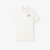 Áo Polo Lacoste Nam Chính hãng - Polo Golf Nam Chất Liệu Mini-Piqué Dáng Rộng - Màu Trắng | JapanSport DH8958-51-70V