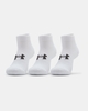 Set Tất Under Armour Chính Hãng - Unisex UA Core Low Cut  - Trắng | JapanSport 1361574-100