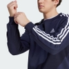 Áo Khoác Adidas Chính Hãng - Essentials Fleece 3-Stripes Sweatshirt - Xanh | JapanSport IJ6469