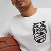 Áo Phông Puma Chính hãng - The Hooper Men's Basketball Tee - Trắng | JapanSport 624828-01