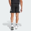 Quần Short Adidas Nam Chính Hãng - Men's 3-Stripes Sweat Half Pants - Màu Đen| JapanSport IN3312