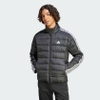 Áo Khoác Adidas Chính Hãng - Essentials 3-Stripes Light Down Jacket - Màu Đen | JapanSport HZ4431