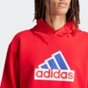 Áo Adidas Nam Chính Hãng - Future Icons Badge of Sport Hoodie - Màu Đỏ | JapanSport IS8338