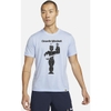 Áo Phông Nike Chính Hãng - Dri-FIT Graphic Training Tee - Màu Xanh | JapanSport DM6274-548