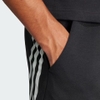 Quần Short Adidas Nam Chính Hãng - Men's 3-Stripes Sweat Half Pants - Màu Đen| JapanSport IN3312