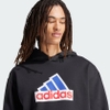 Áo Adidas Nam Chính Hãng - Future Icons Badge of Sport Hoodie - Màu Đen | JapanSport IS3233