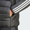 Áo Khoác Adidas Chính Hãng - Essentials 3-Stripes Light Down Jacket - Màu Đen | JapanSport HZ4431
