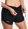 Quần Short Nữ Under Armour Nam Chính Hãng - UA Fly-By 3 - Màu Đen | JapanSport 1382438-001
